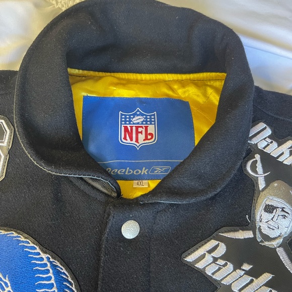 Vintage NFL Jeff Hamilton X Reebok Jacket.  Vintage NFL Team Logos - Picture 4 of 8